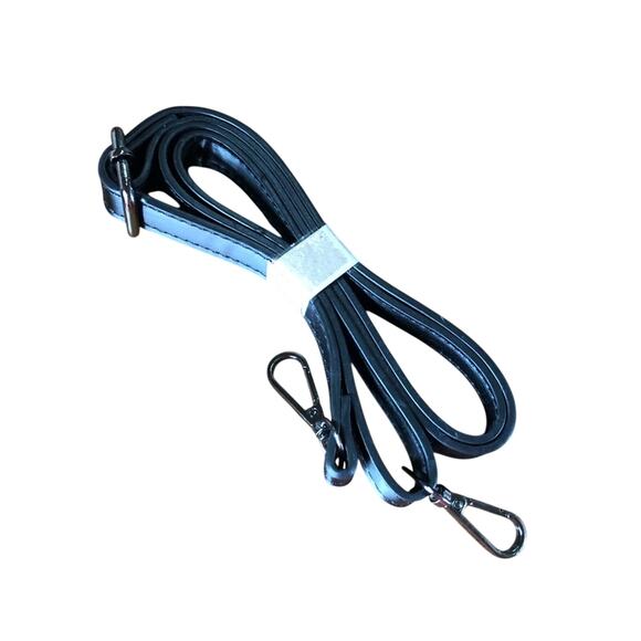 Patrizia Luca Gray & Black Leopard Print Satchel Bag, Detachable Strap, NWT! - Picture 5 of 7